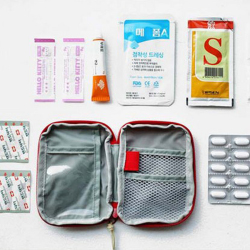 Милая Мини Портативная Медицинская сумка Аптечка медицинские аварийные наборы Органайзер уличная домашняя медицина сумка для хранения таблеток