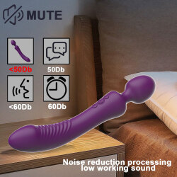 Мощный двойной AV вибратор для женщин Волшебная палочка массажер стимулятор клитора G Spot силиконовый Секс-игрушки для взрослых женская мастурбация