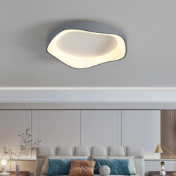 Современная Белая умная люстра для спальни, гостиной, кухни, кабинета с дистанционным управлением, круглая Светодиодная потолочная лампа, Бытовая лампа