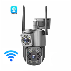 Камера видеонаблюдения Linook V380 Pro, 4G, SIM-карта, Wi-Fi, 4K, 8 Мп, беспроводная наружная камера видеонаблюдения, IP-камера безопасности