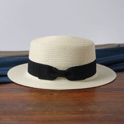 2022 простая летняя пляжная шляпа для родителей и детей, Женская Повседневная Панама, женская брендовая шляпа, плоский бант края, соломенная шляпа для девочек
