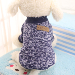 Собачья одежда для маленьких собак, мягкая зимняя одежда свитер для собаки для чихуахуа, Классический наряд для питомца, одежда для собак 20-22S1