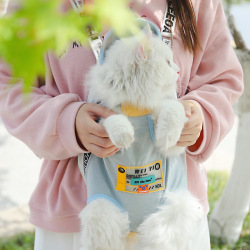 Сумка-переноска HOOPET автоматический поводок для собак, сетчатая, дышащая, для путешествий, маленькие собаки, кошки