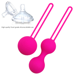 Силиконовые шарики для влагалища, безопасный влагалищный мячик для упражнений Кегеля, мяч Бен Ва, вагинальный тренажер мячик гейши, интимные игрушки для женщин