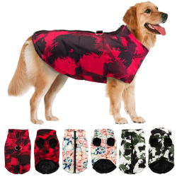 Зимняя одежда для собак, французский бульдог, теплая куртка для домашних животных, пальто, водонепроницаемая одежда для собак, наряд, жилет для маленьких, средних и больших собак