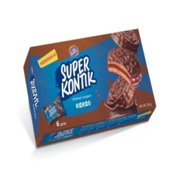 KONTI Печенье-сэндвич "Супер-Контик" какао, 150 г, сладости, печенье