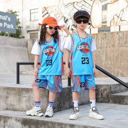 Детская баскетбольная Джерси для мальчиков и девочек, быстросохнущая Удобная рубашка, спортивная одежда, спортивный костюм, детская модная спортивная форма для тренировок