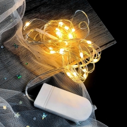 1-10 м светодиодная гирлянда s медный провод Сказочный свет s ночсветильник для рождественской гирлянды для спальни внутренней свадебной декоративной лампы