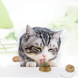 Настенная игрушка-шарик для кошек, подходит для здорового и натурального устранения шерсти