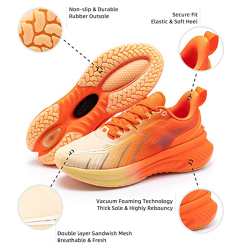 ONEMIX/Новинка; Мужская амортизирующая обувь для бега; Спортивная обувь для тренировок; Уличные Нескользящие износостойкие кроссовки для мужчин