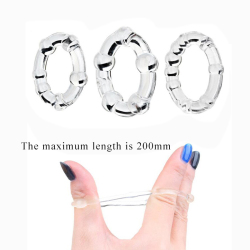 Набор из 3 прочных колец для пениса, бусина для задержки эякуляции кольцо для мужского пениса, кольцо для прочного эрекции, секс-игрушки для мужчин и взрослых