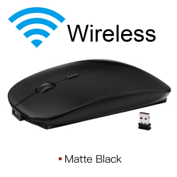 Беспроводная мышь, Bluetooth перезаряжаемая мышь, беспроводная компьютерная Бесшумная мышь, эргономичная мини-мышь, USB оптическая мышь для ПК, ноутбука