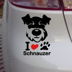 Виниловая наклейка Schnauzer, водонепроницаемые наклейки с собаками, автомобильные наклейки и наклейки, мотоциклетные наклейки, автомобильные наклейки, Прямая поставка