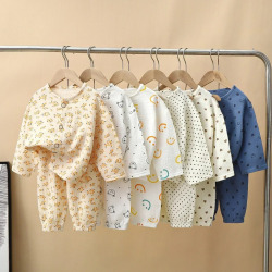 Одежда для маленьких мальчиков, комплект одежды для девочек на весну и лето, Пижамный комплект для маленьких девочек, детская одежда, одежда для сна, домашняя одежда для мальчиков, наряды для младенцев