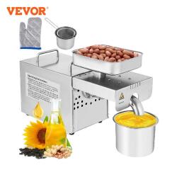 VEVOR Автоматическая машина для прессования масла электрический экстрактор масла для домашнего и коммерческого использования кунжут рапс семена подсолнечника арахис грецкие орехи