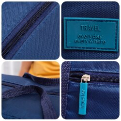 Дорожная цветная мягкая сумка с креплением на ручки чемодана