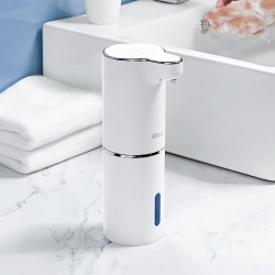 Автоматические дозаторы пенного мыла, умная стиральная машина для ванной комнаты с USB зарядкой, белый, высококачественный ABS материал