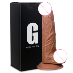 Gelugee Реалистичная силиконовая Мягкая искусственная присоска, Женский вагинальный массаж, Анальная пробка, секс-продукт 18 +
