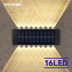 Настенный светильник в современном стиле со светодиодными лампами на солнечной энергии от GOTOBE Идеально подходит для домашн...