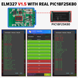 KINGBOLEN ELM327 Bluetooth-совместимый V1.5 PIC18F25K80 ATAL & ATPPS 4 МГц кристалл Wifi для Android/IOS Torque OBDII считыватель кодов