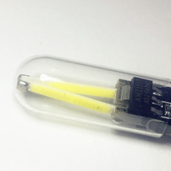 Новейший W5W led T10 cob стеклянный автомобильный светильник светодиодный свет накаливания авто автомобили чтение купольная лампа DRL стайлинга автомобилей 12 В