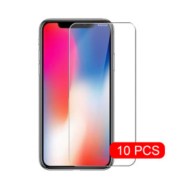 Защитное стекло для iPhone X, XS MAX, XR, 4, 4s, 5, 5s, SE, 5c, 6, 6s, 7, 8 Plus, X, 11, 12Pro, закаленное