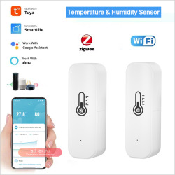 Датчик температуры и влажности Tuya Zigbee/WiFi