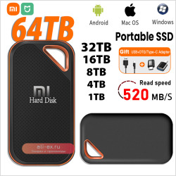 Xiaomi MIJIA E81 Портативный SSD 1 ТБ Черный