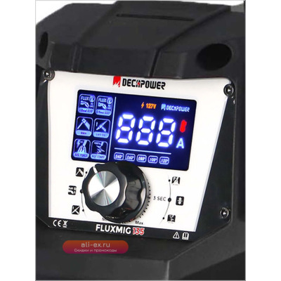 Decapower FLUXMIG 120A Arc TIG FLUX 3 в 1 без газовой сварки для домашнего использования