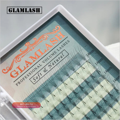 GLAMLASH накладные ресницы 2D 3D 4D 5D 6D
