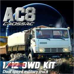 CROSSRC AC8 8X8 KIT 1/12 радиоуправляемый военный грузовик
