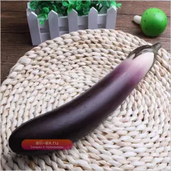 Искусственные баклажаны из полиуретана, 2 штуки