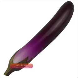 Искусственные баклажаны из полиуретана, 2 штуки