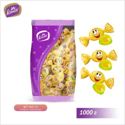 KONTI Желейные конфеты "Живинка" вкус дыня, 1000 г, сладости