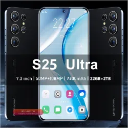 2025 S25 Ultra 7,3HD глобальная версия мобильных телефонов оригинальный смартфон 5G Dual SIM Android 14 22 ГБ + 2 ТБ 7800 мАч 108 МП мобильные телефоны