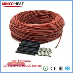 MINCO HEAT Нагревательный провод из углеродного волокна красный