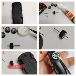 Комплекты автомобильных осей Reachon для моделей 1:64