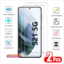 2 шт. 0,18 мм полное покрытие из закаленного стекла для Samsung S21 S22 S23 Plus S24 S20 FE Защитная пленка для экрана Samsung S24 Utlra Glass