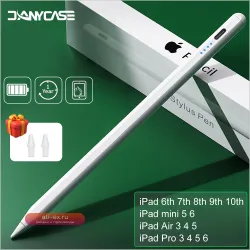 Стилус для iPad Pencil 2025 M3 для Air 6 M2 Pro M4 с защитой от наклона ладони для iPad Pro 11 12,9 13 7/8/9/10/11 mini 5 6 7