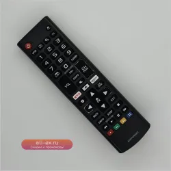 АБС АБК 75095307 Пульт Дистанционного Управления Для LG Smart TV, 433 МГц, Черный, Универсальный ИК-пульт
