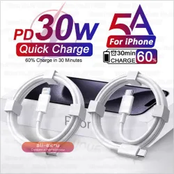 USB-кабель PD 30 Вт для Apple iPhone 15 14 13 12 11 Pro Max 7 8 Plus XS X XR Кабель USB C для быстрой зарядки и даты Аксессуары для проводов
