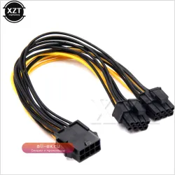 WYMECT Кабель питания PCI Express 8 Pin на dual 8 (6+2) Pin