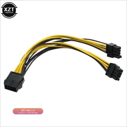 WYMECT Кабель питания PCI Express 8 Pin на dual 8 (6+2) Pin