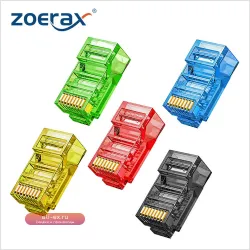 Проходные разъемы ZoeRax RJ45 Cat6  разных цветов