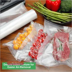 100 шт./партия, пластиковые пакеты для вакуумной упаковки продуктов