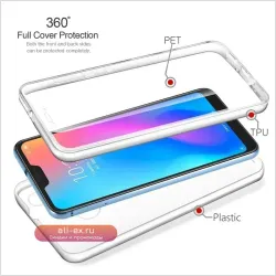Полностью силиконовый чехол 360 для Xiaomi Redmi Note 13 14 11S 10S 12 9 8 7 Pro Cover для Mi 14T 13T 11T 10T Poco X7 F7 X6 X5 X3 F5 F3