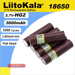 Liitokala LiiBHG21865 литий-ионный аккумулятор 3000 мАч