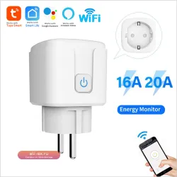 Умная розетка Tuya Wi-Fi