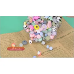 LOFCA Силиконовые бусины для мыши 10 шт.