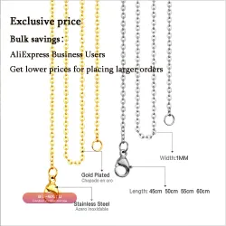 LUXUSTEEL цепи из нержавеющей стали 10 шт.